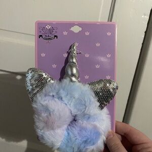 Silver and Blue Unicorn Kids Accessory